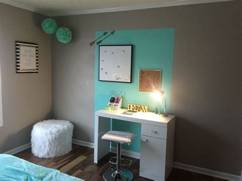 Beautiful Teal And Gray Bedroom In 2019 Teal Gray