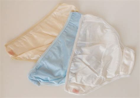 Pack Of 3 1960s Silky Nylon Lace Panties Knickers Ladiesteen Girls Uk S 810