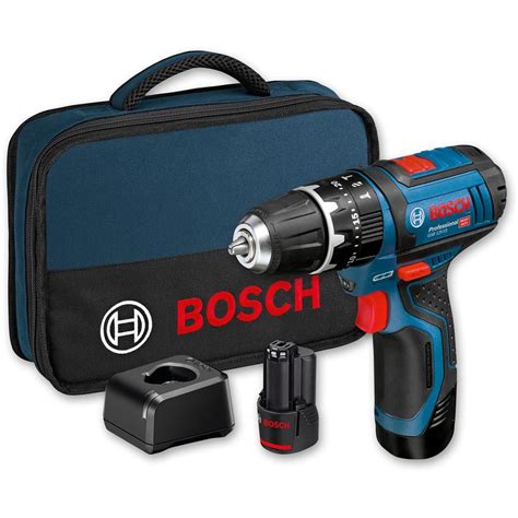 Bosch Gsb 12v 15 Combi Drill Gdr 12v 105 Impact Driver Twin Kit With 2x