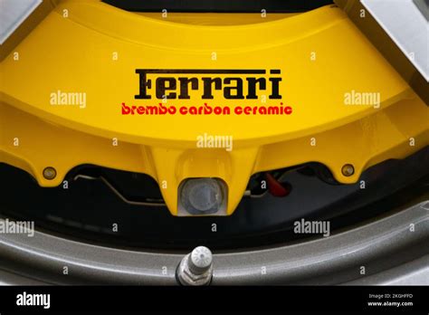 Ferrari Brake Caliper Hi Res Stock Photography And Images Alamy