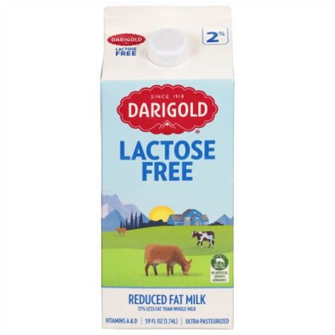 Darigold® Lactose Free Reduced Fat 2 Milk 59 Fl Oz Kroger