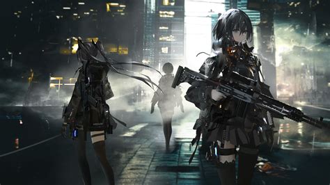 3840x2160 Anime Girls With Big Guns 8k 4k Hd 4k Wallpapersimagesbackgroundsphotos And Pictures