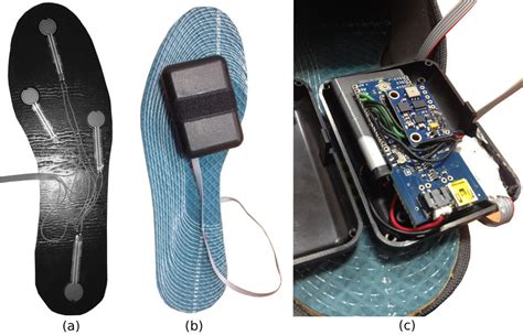 Insole Hardware Prototype Arrangement Of Fsr Sensors On The Insole