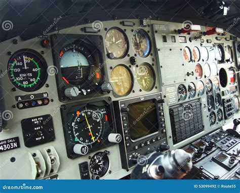 Aircraft Cabin Stock Photo Image Of Electronics Helicopter 53099492