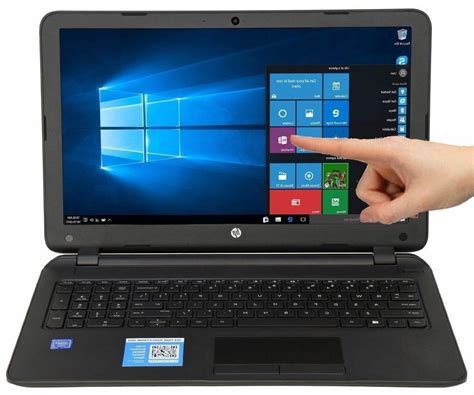 New Hp 156 Touch Screen Laptop Intel 4gb 500gb Win10 Dvd Rw Hdmi Wifi Webcam