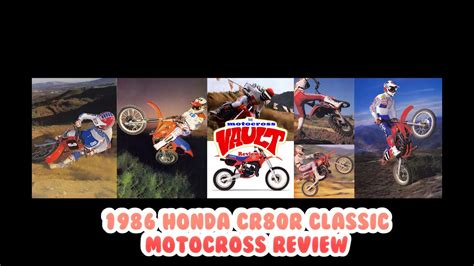 1986 Honda Cr80r Classic Motocross Review Youtube