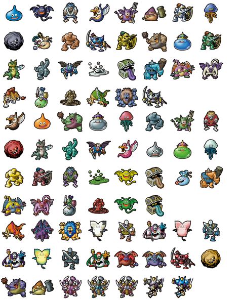 It arguably has more depth and replay value than pokemon. The Spriters Resource - Full Sheet View - Dragon Quest Heroes - Monster Icons