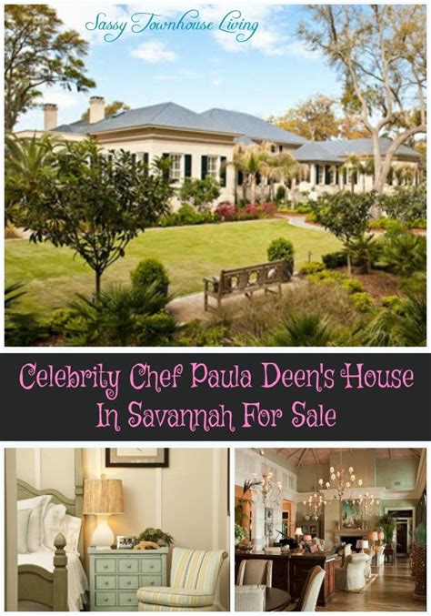 Celebrity Chef Paula Deens House In Savannah For Sale Paula Deen