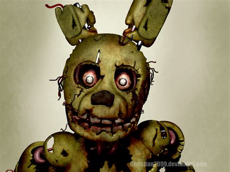 Five Nights At Freddys 3 Springtrap By Christian2099 On Deviantart