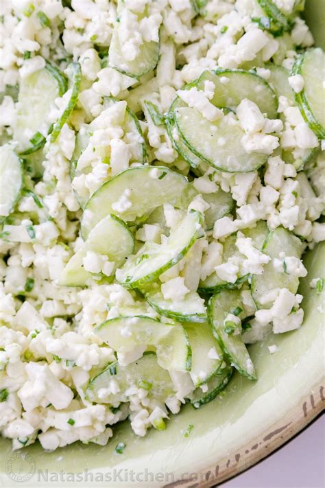 Chicken olivye (chicken potato salad) cucumber tomato avocado salad. Cauliflower Cucumber Salad Recipe - NatashasKitchen.com ...