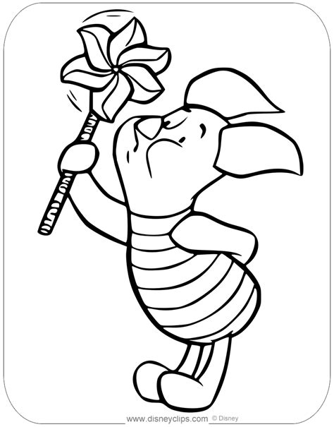 Piglet Coloring Page 3 Coloring Home