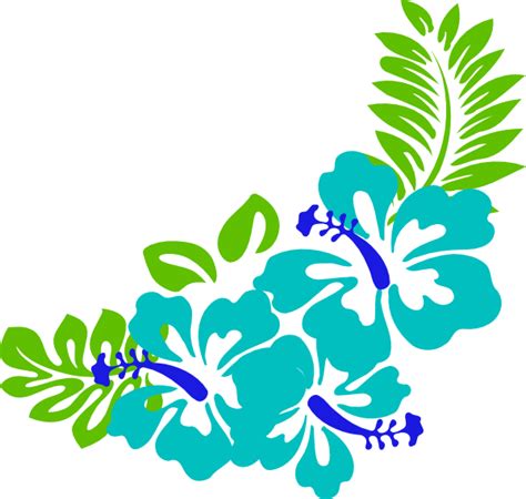 Vector Clip Art Online Royalty Free And Public Domain Hawaiian Flower