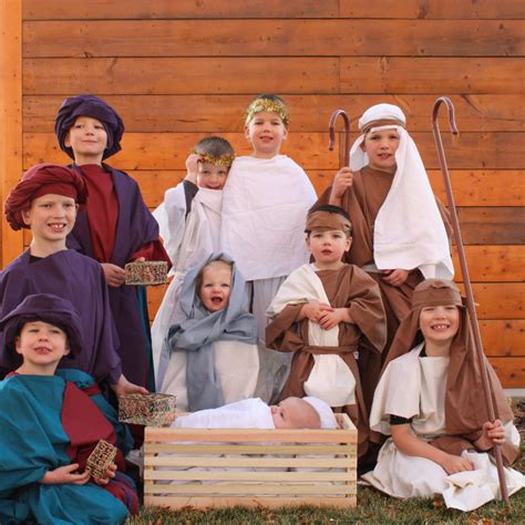 Diy Easy No Sew Nativity Costumes From Sheets