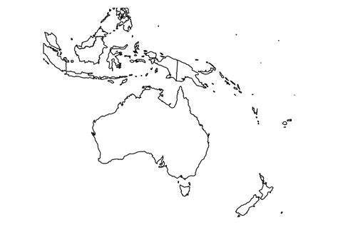 Mapas Da Oceania Para Colorir E Imprimir Mapa My Xxx Hot Girl My Xxx