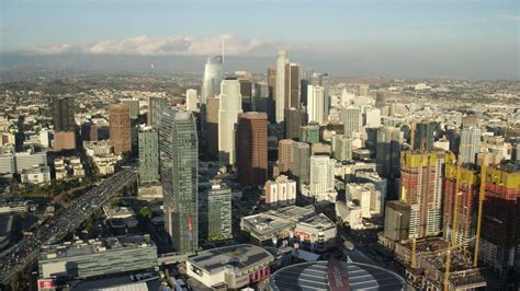 76k Stock Footage Aerial Video Of Tall Skyscrapers The Ritz Carlton