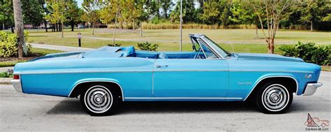 Spectacular Big Block 396 1966 Chevrolet Impala Ss Convertible Ac Ps