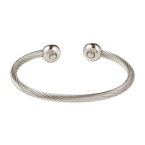 All Stainless Steel Cable Magnetic Therapy Bracelet