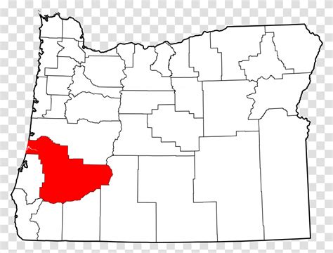 Oregon State Outline Douglas County Oregon Plot Map Diagram Atlas