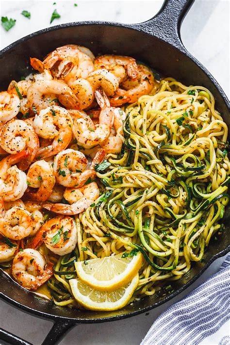 Once zucchini season starts, make sure to keep these recipes handy. Lemon Garlic Butter Shrimp Recipe with Zucchini Noodles ...