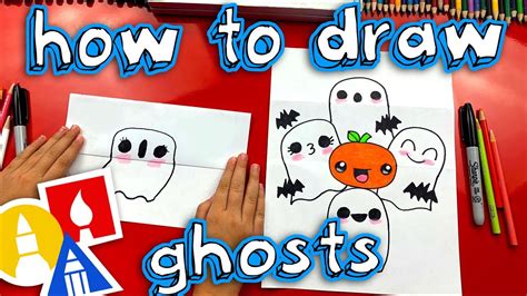 How To Draw A Ghost Stack Folding Surprise Youtube