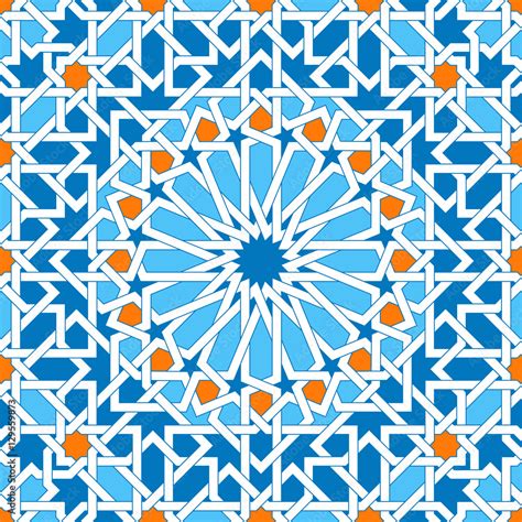 Islamic Geometric Ornaments Based On Traditional Arabic Art Oriental