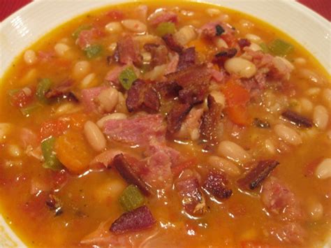 Turn heat on to medium high. Navy Bean & Ham Soup w/Holiday Leftover Ideas