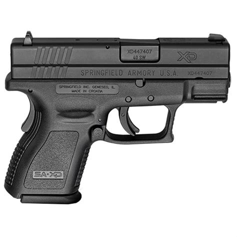 Springfield Xd 3 Sub Compact Semi Automatic 40 Smith And Wesson