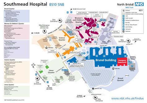 Luz Francis Southmead Hospital Map