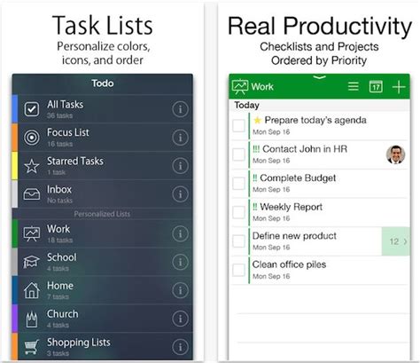The ability to integrate with a lot of productivity. Best To do list applications for iPhone | CitrusBits