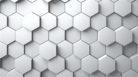 Abstract Hexagons Background Random Motion 3d Loopable Animation 4k