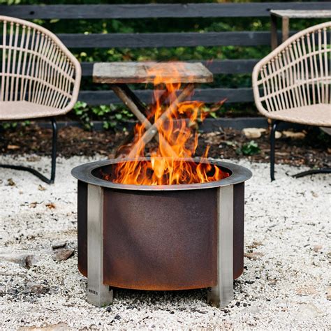 Breeo X Series Smokeless Fire Pit 19 Inch USA Made Portable Steel