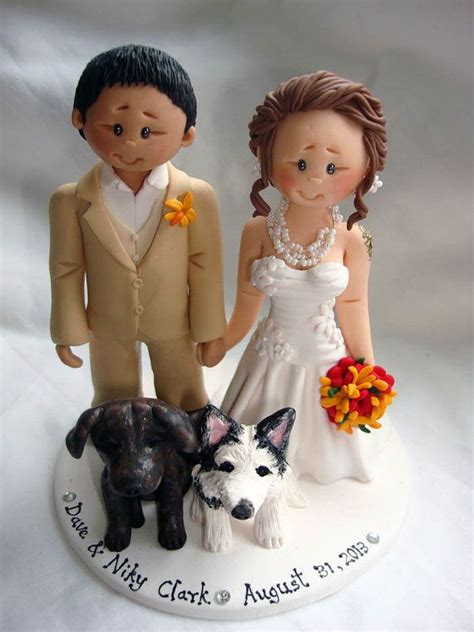 Personalised Bride And Groom Wedding Cake Topper Beach Theme Wedding