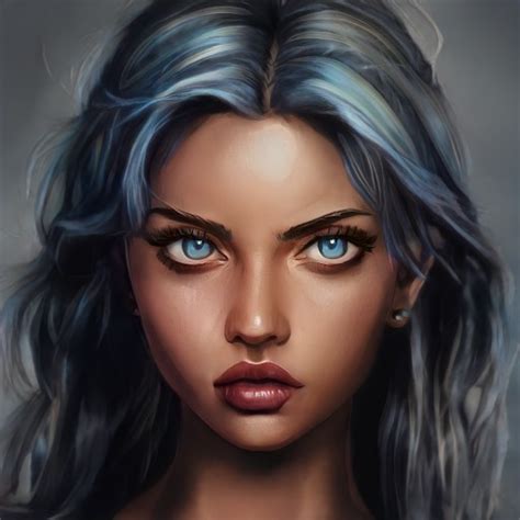 Artbreeder In 2021 Digital Art Girl Character Portraits Illustration Character Design