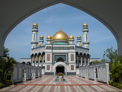 Jame Asr Hassanil Bolkiah Mosque Brunei Life Of Muslim