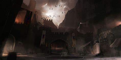Game Of Thrones Castle Art The Walls Of Harrenhal Concept Art Game