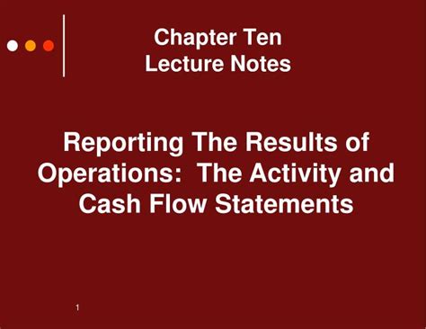 PPT Chapter Ten Lecture Notes PowerPoint Presentation Free Download ID