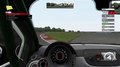 Assetto Corsa Online Pole Lap Abarth 500 Silverstone National YouTube