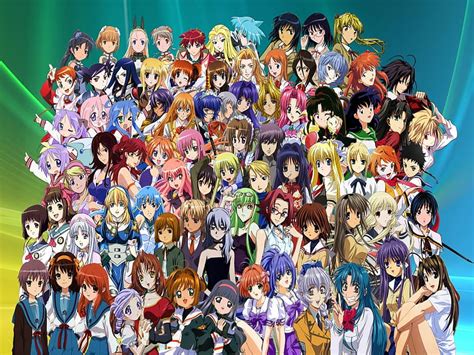 ♀ Girls Of Anime ♀ Cute Group Girl Anime Anime Girl Collage Hd