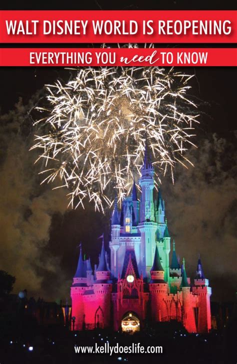 Walt Disney World Reopening Information Kelly Does Life