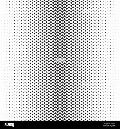 Seamless Halftone Vector Background Filled With Diamonds Stock Vector