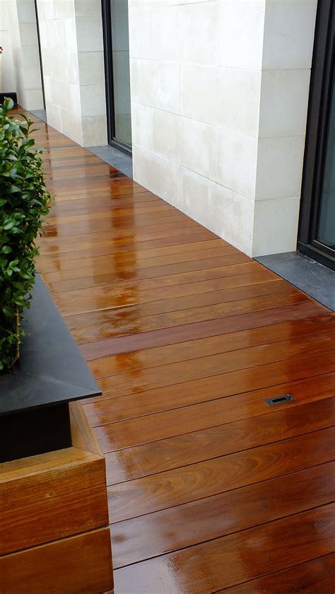 Exterpark Ipe Hardwood Decking For A Premier Penthouse Terrace In