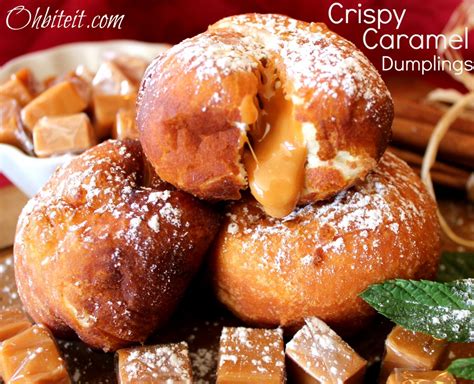 ~crispy Caramel Dumplings Oh Bite It