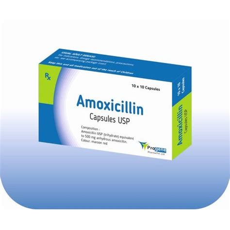 500 Mg Amoxicillin Capsule 10 X 10 Capsules Prescription Rs 1400