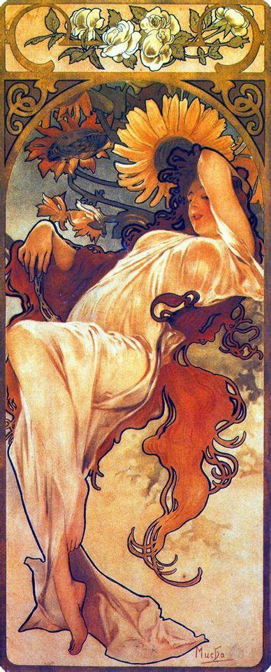 The Four Seasons Summer Alphonse Mucha 1898 Mucha Art Nouveau Art