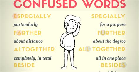 Often Confused Words In English Esl Buzz
