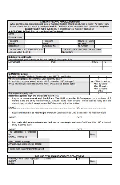 The employee leaves application form is an official document which all the renowned and remarkable companies, organizations and agencies contain. FREE 50+ Leave Application Forms in PDF | MS Word | Excel