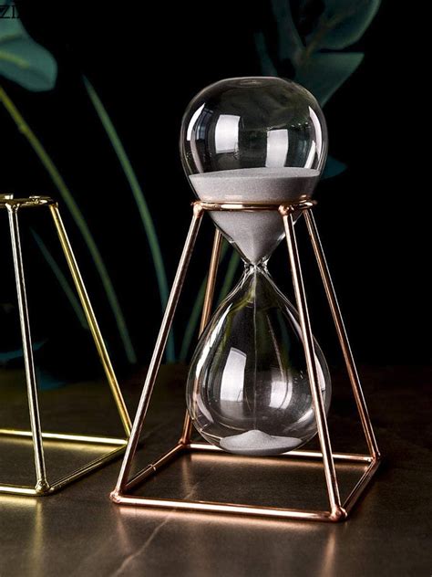 Metal Hourglass Timer 30 Minutesantique Nordic Style Luxury Etsy