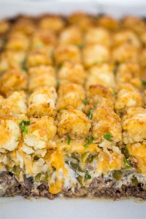 The Ultimate Tater Tot Casserole Video Recipe Thanksgiving Side