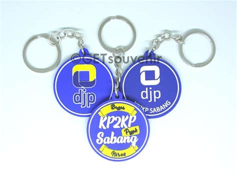 Gantungan Kunci Karet Custom Djp Kp2kp Sabang