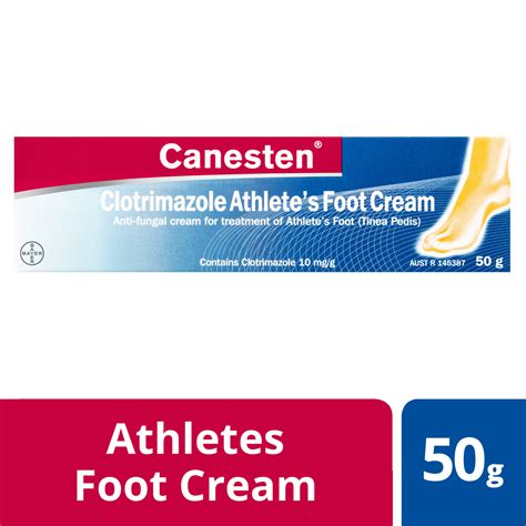 Canesten Anti Fungal Athletes Foot Tinea Pedis Cream 50g Amals